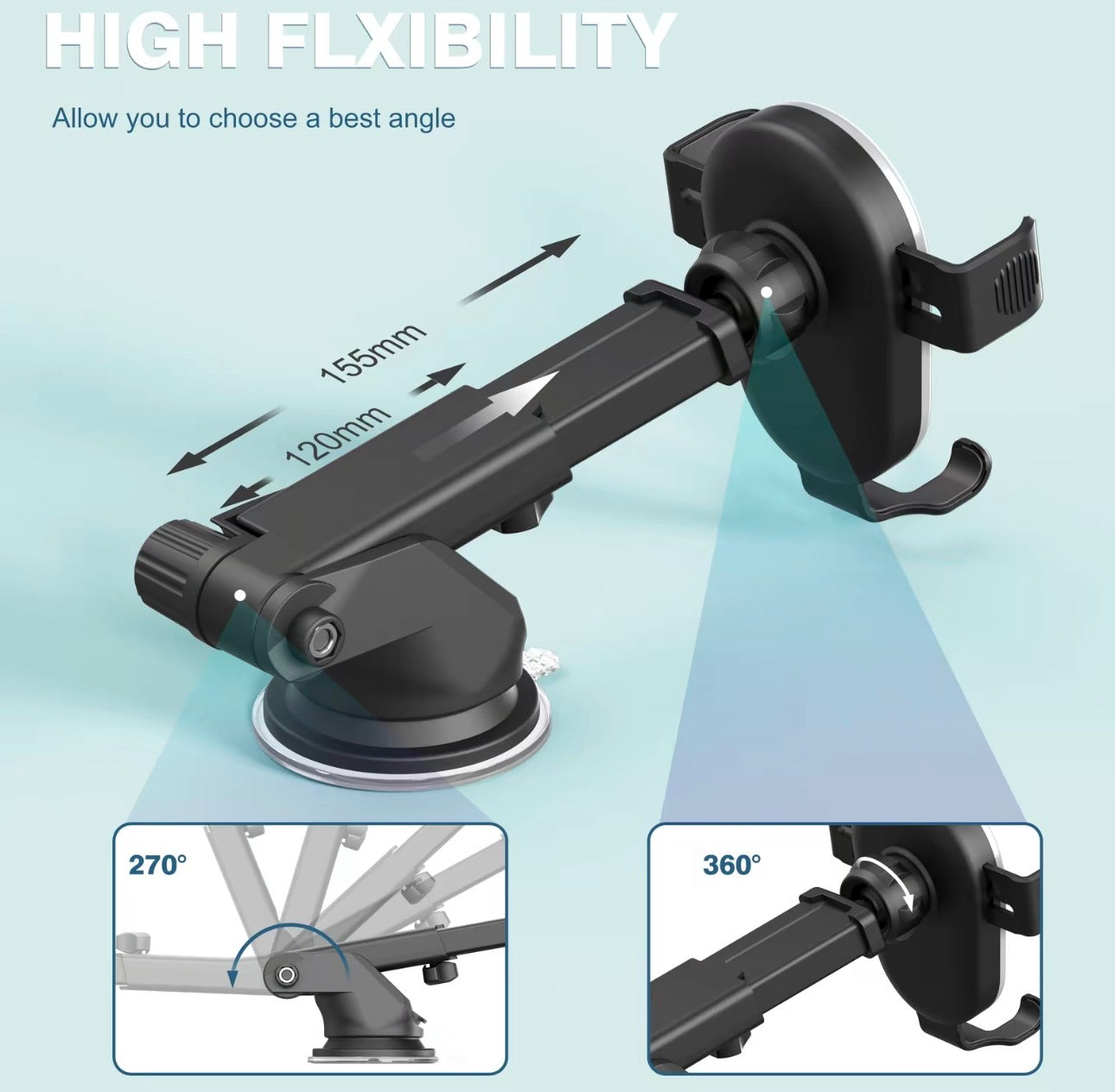 Wireless Car Charger, 15W Fast Car Charger Phone Holder fit for iPhone 16 15 14 13 12 11 Pro Max,
Samsung Galaxy S23 S22 S21