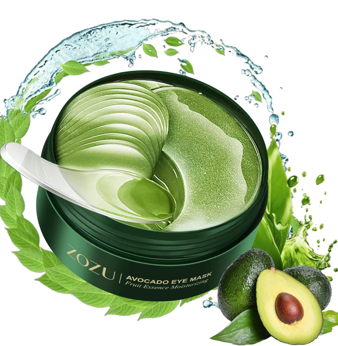 Avocado Moisturizing Eye bagMask,60pcs/set Under Eye Mask, Eye Care Product for Dark Eye Bags, Skin Care  Gift Moisturizer Hydrating Comfort